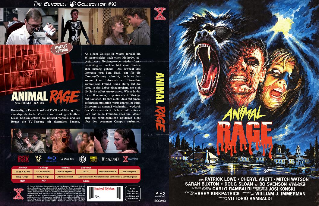 Animal Rage ~ Primal Rage - DVD/Blu-ray Mediabook B Lim 333 ECC#93