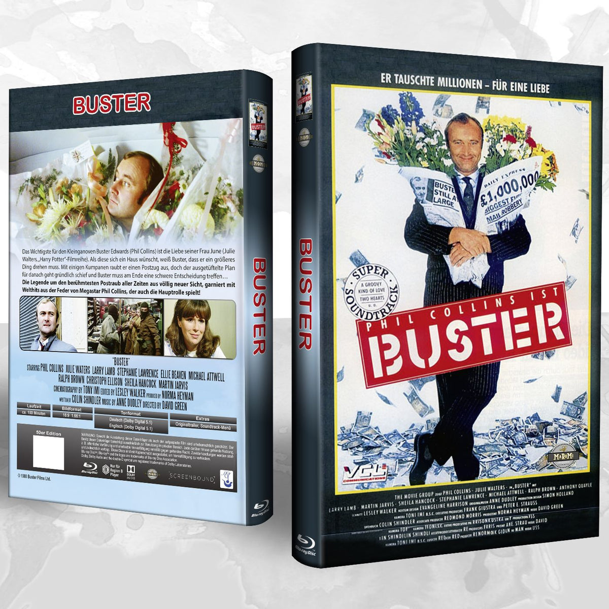 Buster Ein Gauner mit Herz - gr Blu-ray Hartbox Lim 50