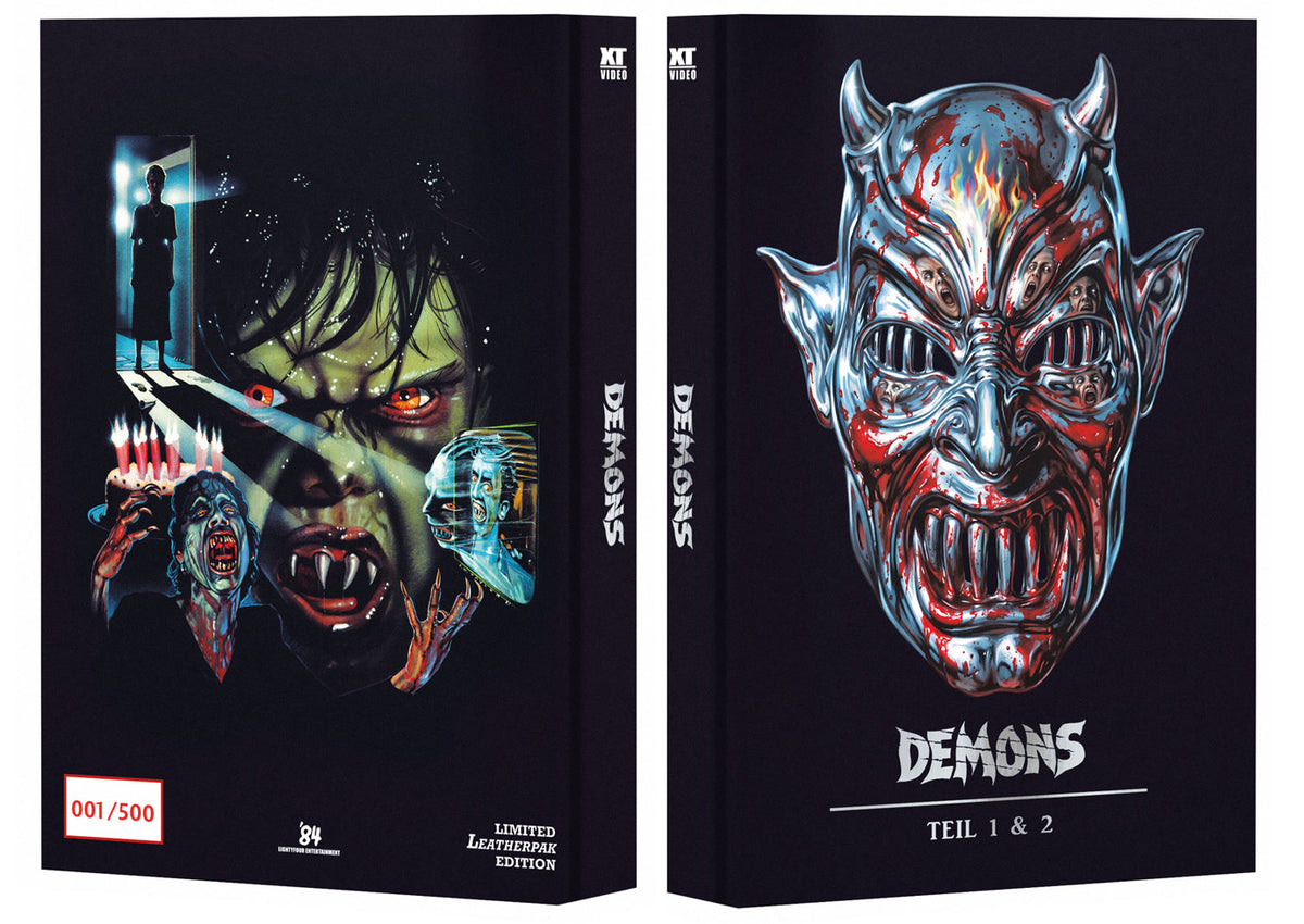 Demons 1&2 - 4-Disc 4kUHD/Blu-ray Leatherpak Lim 500