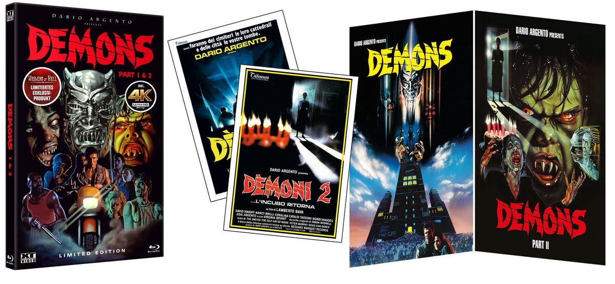 Demons 1&2 - gr 4kUHD/Blu-ray Hartbox Lim 15 WoH-2026