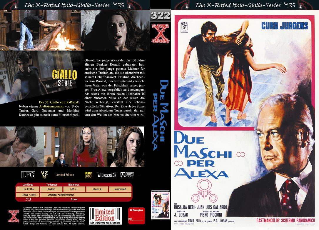 Due Maschi per Alexa - gr 2-Disc Blu-ray Hartbox Z Lim 44 X#322