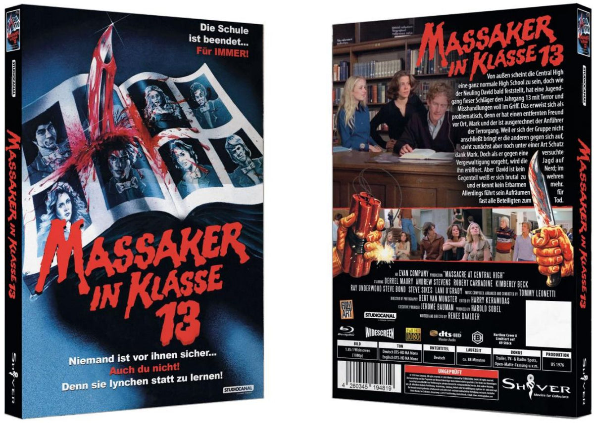 Massaker in Klasse 13 - gr Blu-ray Hartbox A Lim 69