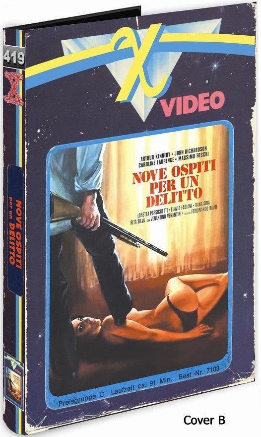 Nove Ospiti per un Delitto - gr Blu-ray Hartbox B Lim 66 X#419