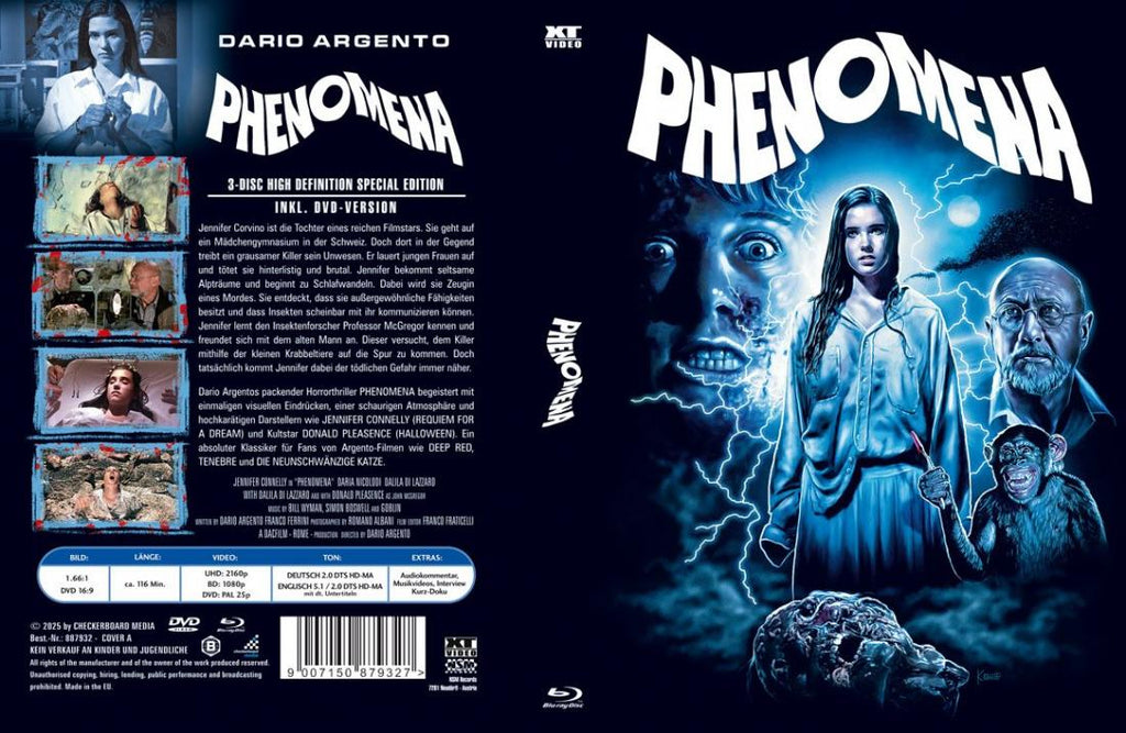 Phenomena - 3-Disc Blu-ray Mediabook A Lim 500
