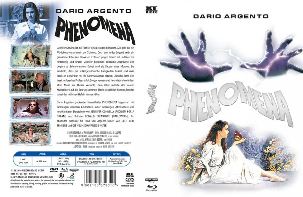 Phenomena - 4-Disc 4kUHD/Blu-ray Mediabook 2 Wattiert