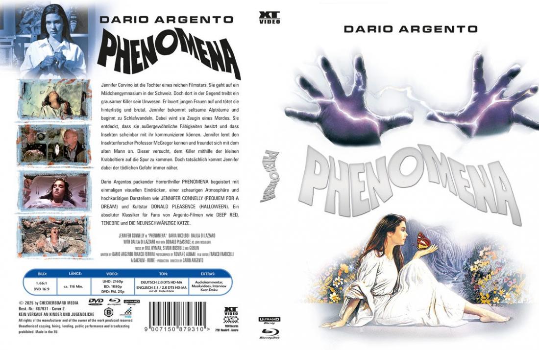 Phenomena - 4-Disc 4kUHD/Blu-ray Mediabook 2 Wattiert
