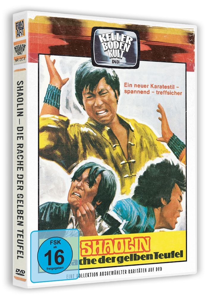 Shaolin Rache der gelben Teufel - DVD Amaray Lim 1000 KBK #03 Uncut