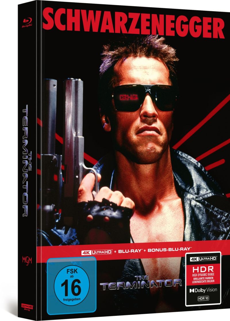 Terminator - 3-Disc 4kUHD/Blu-ray Mediabook A