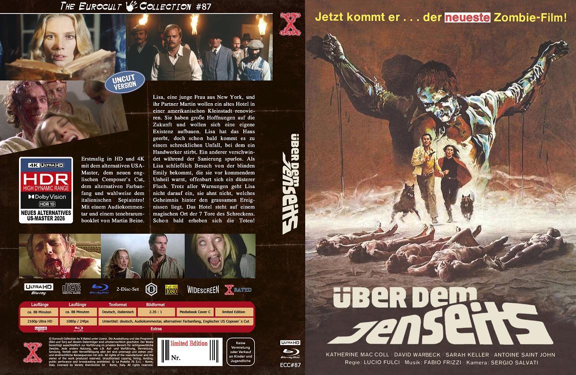 Über dem Jenseits ~ Geisterstadt der Zombies - 4kUHD/Blu-ray Mediabook C (2027)