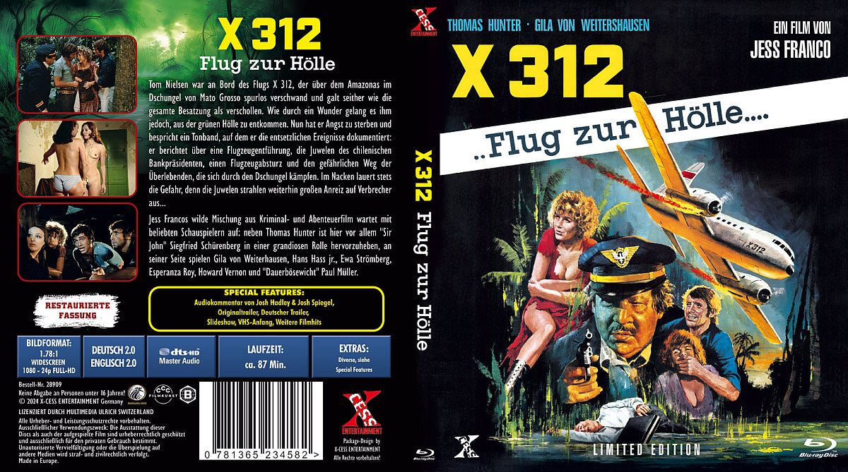 X 312 Flug zur Hölle - Blu-ray Amaray Uncut